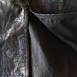Crackled‑Texture Gambiered Canton Silk Jacket - 龜裂紋香雲紗短外套