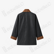Contrast‑Trim Gambiered Canton Silk Open‑Front Jacket - 皮子料重磅香雲紗開襟外套