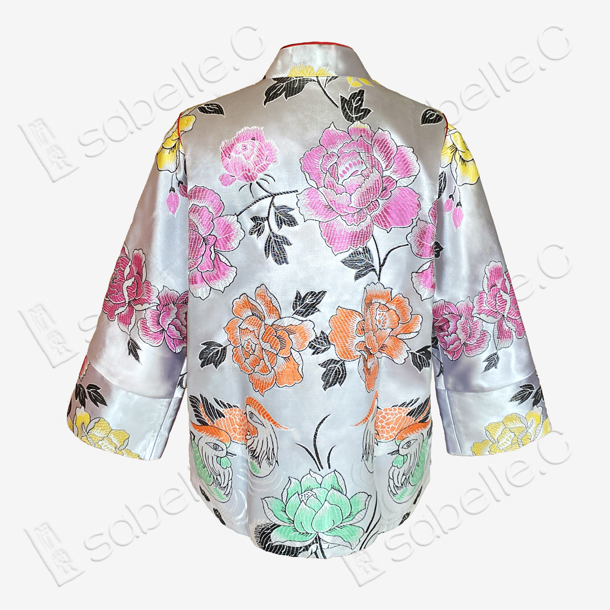 Vintage Silk‑Satin Embroidered Jacket - 真絲老緞刺繡外套