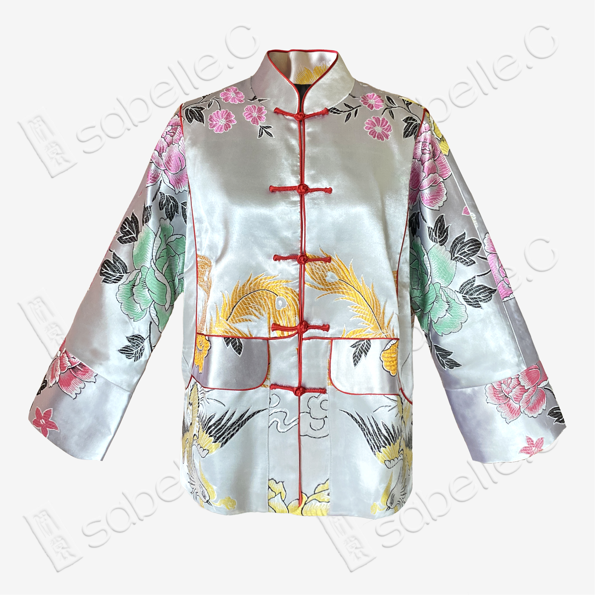 Vintage Silk‑Satin Embroidered Jacket - 真絲老緞刺繡外套
