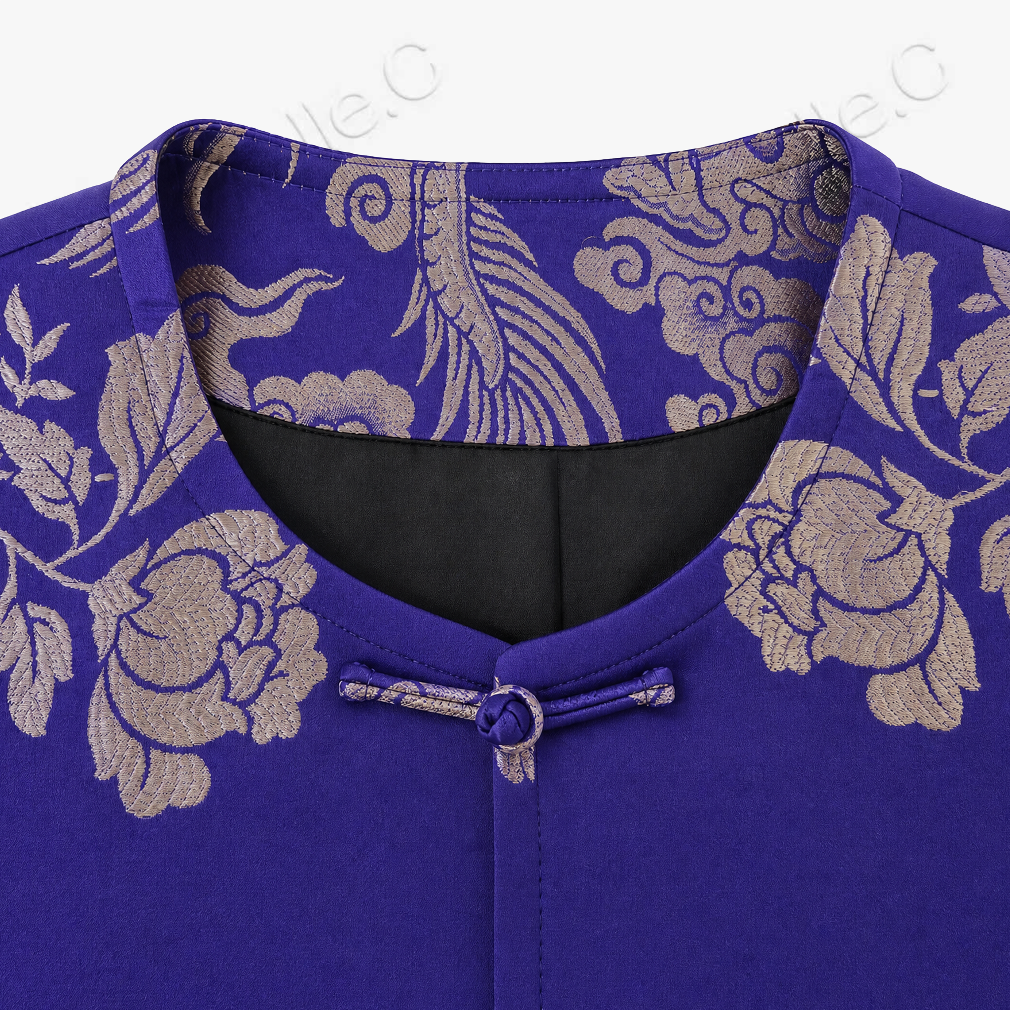 Vintage Silk Waist-tie Jacket - 古董老緞鳳紋新中式外套