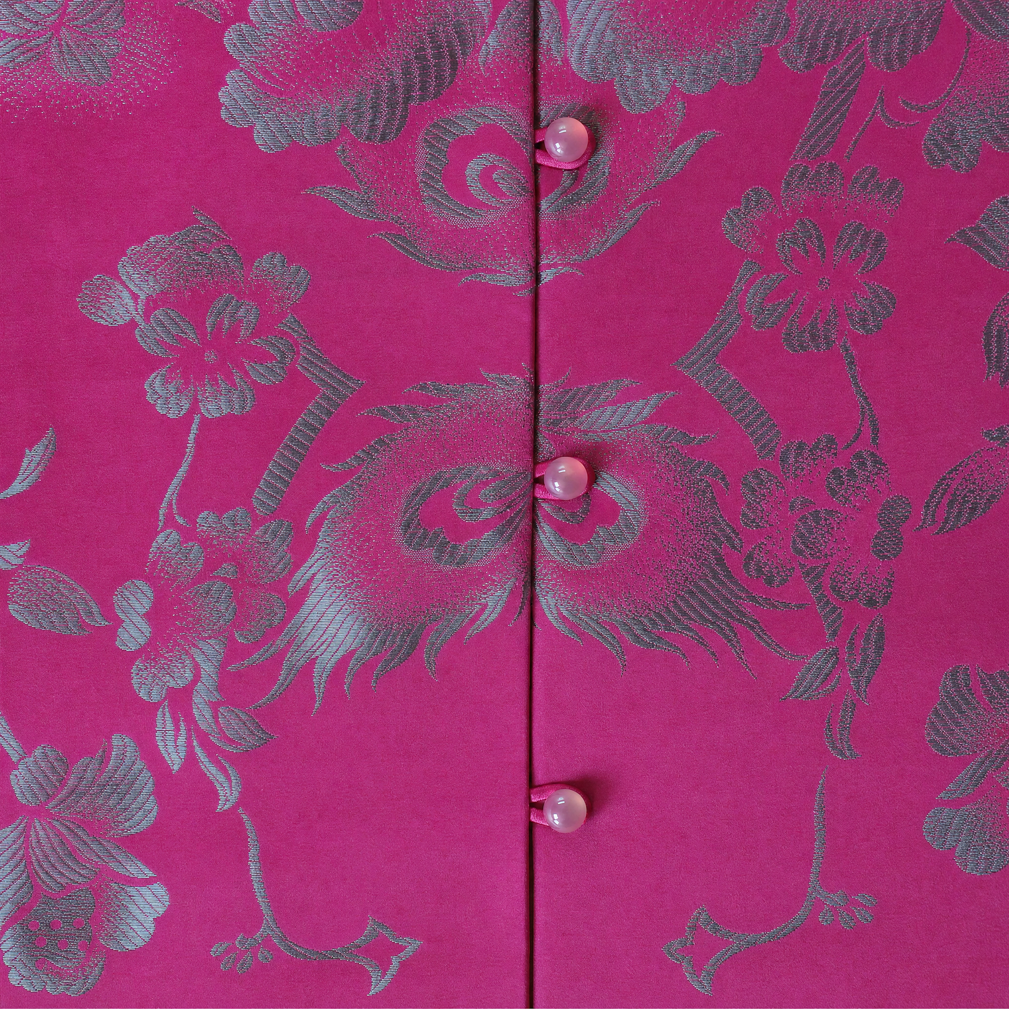 Vintage Silk‑Satin Jacquard Blazer - 真絲老緞外套