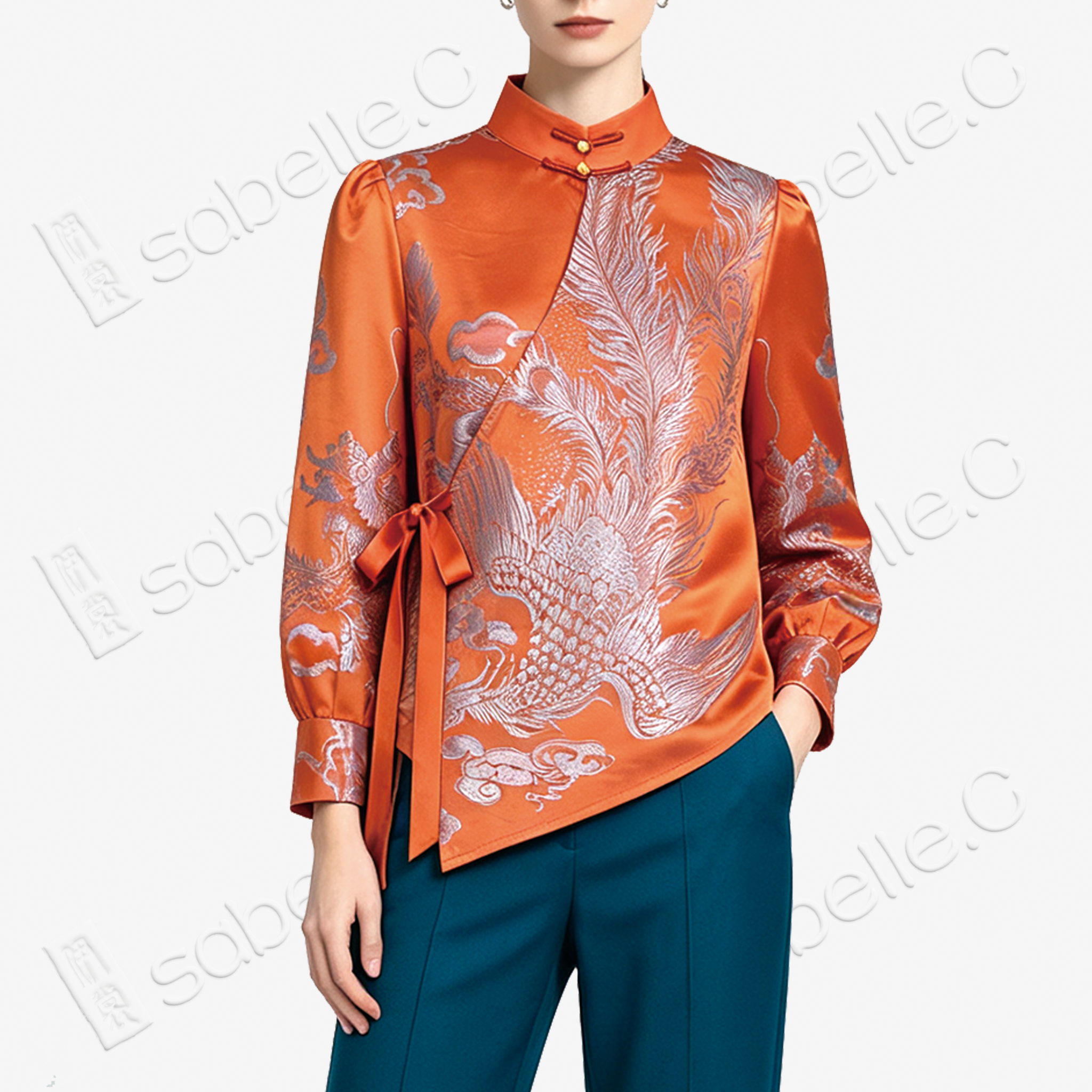 Vintage Silk Top - 古董真絲老緞上衣
