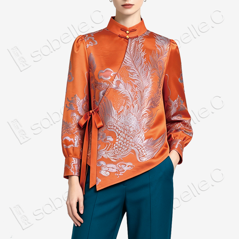 Vintage Silk Top - 古董真絲老緞上衣