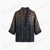 Gradient Gambiered Canon Silk Open Jacket - 香雲紗漸變開衫外套