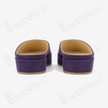 Gambiered Canton Silk Mules - 香雲紗穆勒鞋