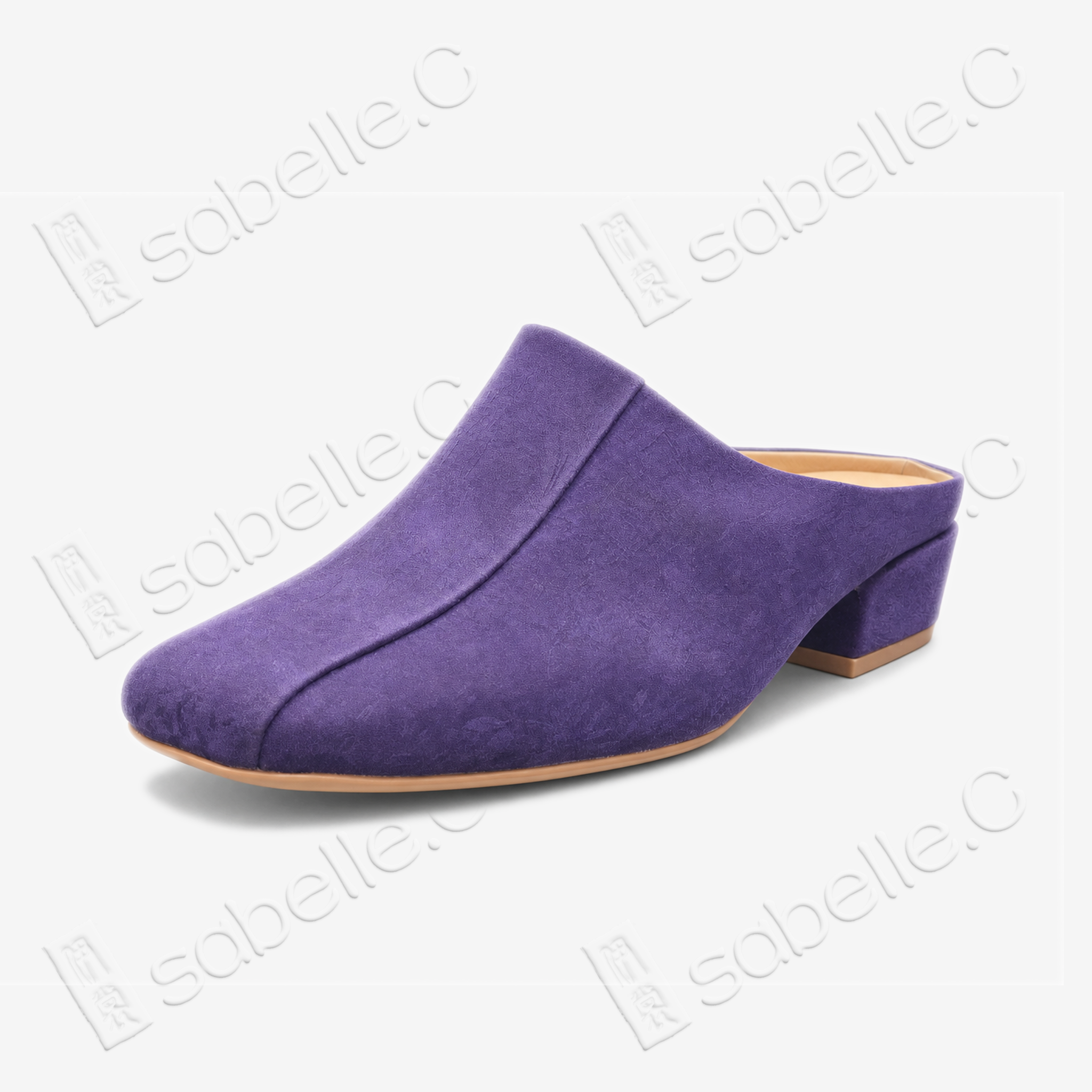 Gambiered Canton Silk Mules - 香雲紗穆勒鞋