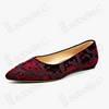 Rose Gambiered Silk Flats - 立體剪花香雲紗平底鞋