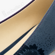 Color‑Block Floral Gambiered Silk Flats - 香雲紗拼色平底鞋