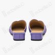 Gambiered Canton Silk Mules - 香雲紗穆勒鞋