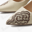 Gambiered Canton Silk Heels -  香雲紗尖頭高跟鞋