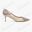 Gambiered Canton Silk Heels -  香雲紗尖頭高跟鞋