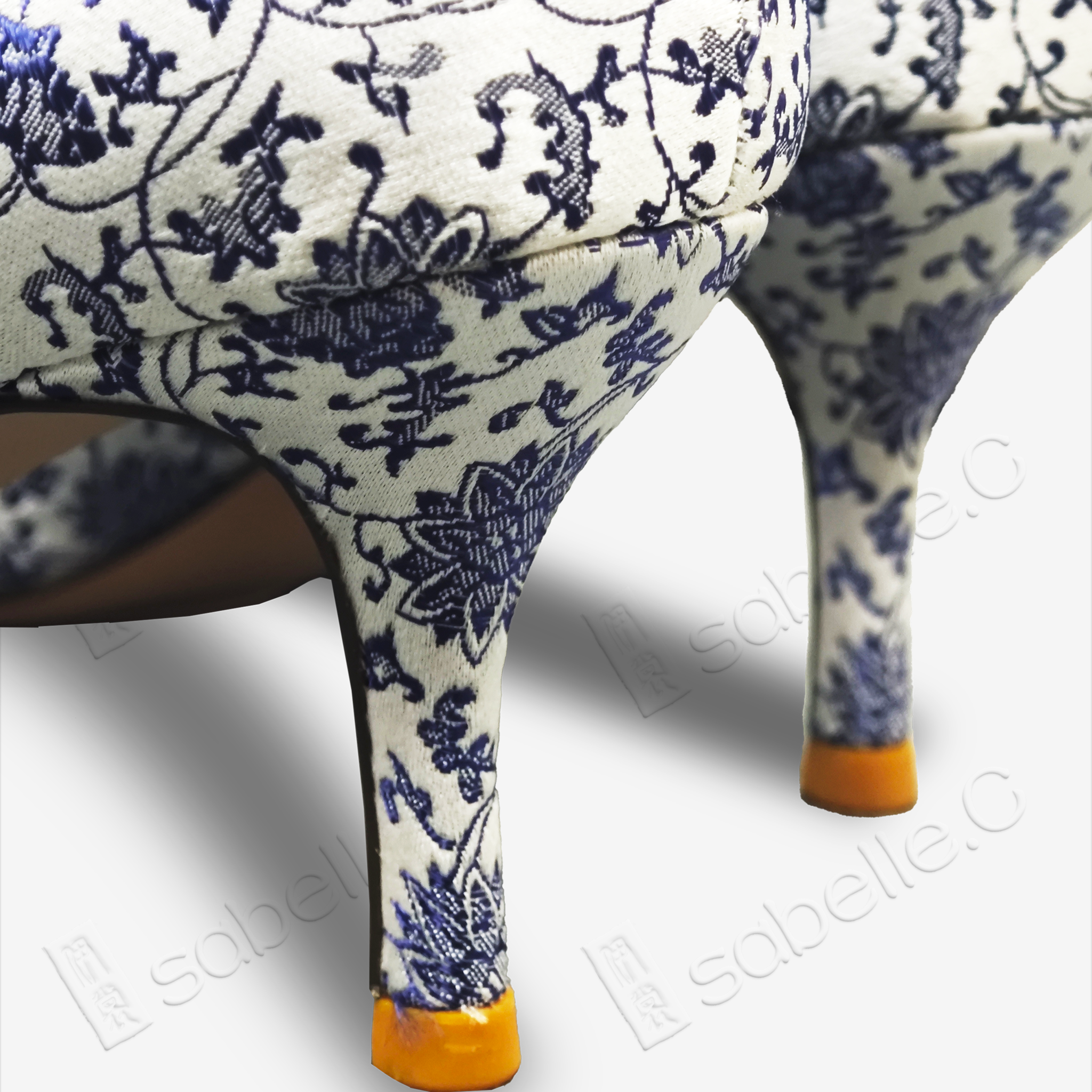 Song Brocade High-Heeled Shoes