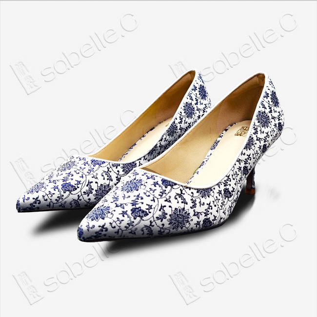 Song Brocade High-Heeled Shoes