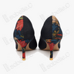 Gambiered Canton Silk Floral Heels - 香雲紗花卉高跟