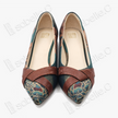 Gambiered Canton Silk Heels -  香雲紗尖頭高跟鞋