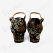Song‑Brocade Floral Mary‑Jane Heels - 宋錦瑪麗珍高跟鞋