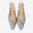 Song Brocade Floral Sling‑Back Heels - 宋錦高跟鞋