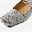 Song‑Brocade Floral Mary‑Jane Heels - 宋錦瑪麗珍高跟鞋