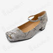 Song‑Brocade Floral Mary‑Jane Heels - 宋錦瑪麗珍高跟鞋