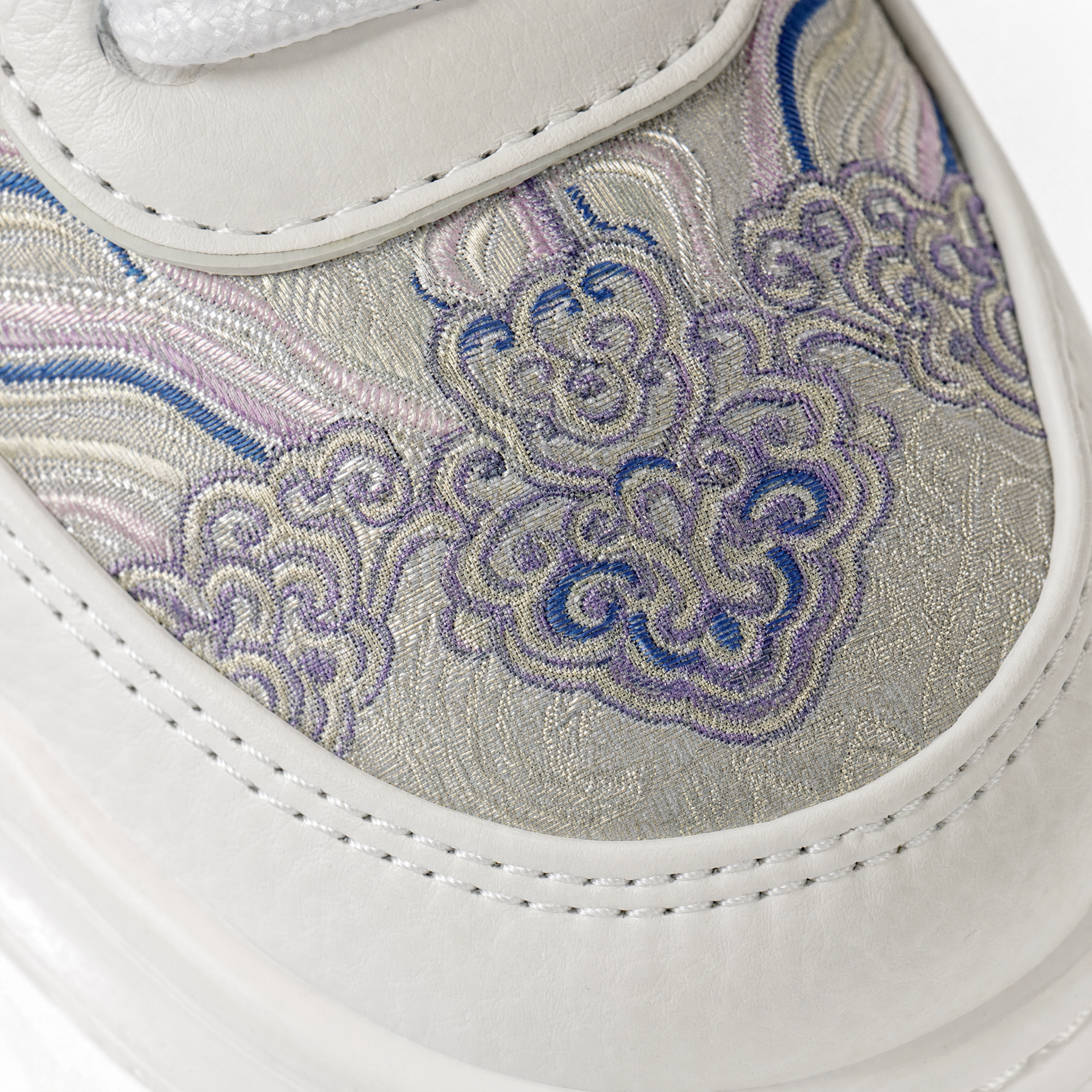 Song‑Brocade Platform Sneakers - 宋錦祥雲厚底板鞋