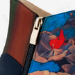 Gambiered Canton Silk Heel Ankle Boots - 香雲紗尖頭短靴