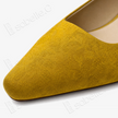 Crackled-Texture Gambiered Canton Silk Mary‑Jane Heels - 龜裂紋香雲紗瑪麗珍鞋