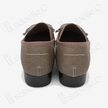 Gambiered Canton Silk Cross‑Strap Ballet Flats - 香雲紗交叉綁帶芭蕾鞋