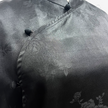 Ink Shadow Hidden Floral Gambiered Canton Silk Top - 「墨影幽芳」香雲紗上衣
