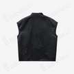 Ink Shadow Hidden Floral Gambiered Canton Silk Top - 「墨影幽芳」香雲紗上衣