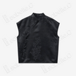 Ink Shadow Hidden Floral Gambiered Canton Silk Top - 「墨影幽芳」香雲紗上衣