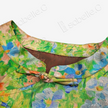 Spring Meadow Impressionist Floral Gambiered Canton Silk Top - 「春野油花」香雲紗上衣