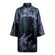 Violet Dragon Phoenix Lotus Vintage Silk Tunic -「龍鳳蓮華」 真絲老緞中長款上衣