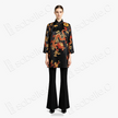 Gilded Imperial Dragon & Phoenix Vintage Silk Tunic - 「金龍雙鳳」真絲老緞中長款上衣