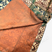 Vintage Grid Floral Gambiered Canton Silk Vest - 萬格古紋香雲紗馬甲