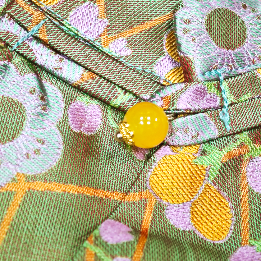 Shu Brocade Gradient Embroidered Sleeveless Top