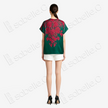 Vintage Silk Short-Sleeve Top - 古董真絲軟緞短袖上衣