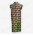 Gambiered Canton Gauze Fish-scale Pattern Long Sleeveless Top