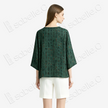 Bronze Inscription Gambiered Canton Silk Top - 古篆銘文香雲紗上衣