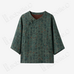 Bronze Inscription Gambiered Canton Silk Top - 古篆銘文香雲紗上衣