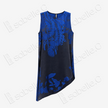 Peacock Butterfly Asymmetrical Silk Tunic - 古董真絲老緞背心上衣