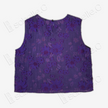 Embroidered Mulberry Silk Short Top