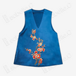 Vintage Embroidered Silk Vest