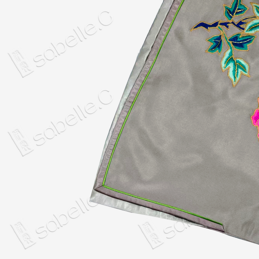 Vintage Embroidered Silk Vest