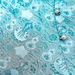 Aqua Ripple Treasure Bloom Shu Brocade Top - 青漪寶相蜀錦短上衣