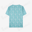 Aqua Ripple Treasure Bloom Shu Brocade Top - 青漪寶相蜀錦短上衣