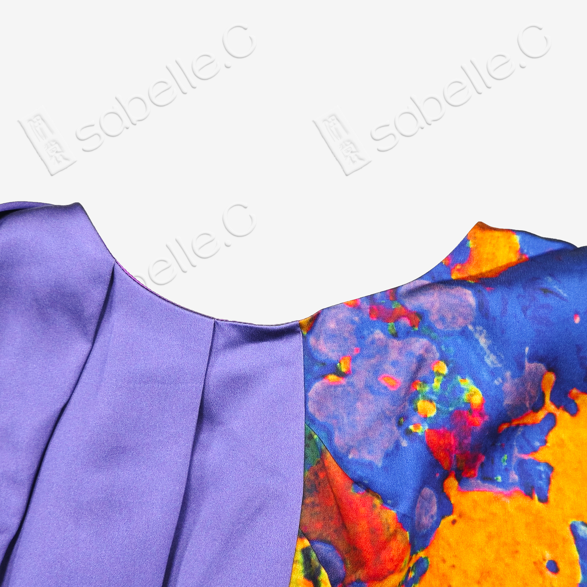 Round-neck Asymmetric Short-Sleeve Top