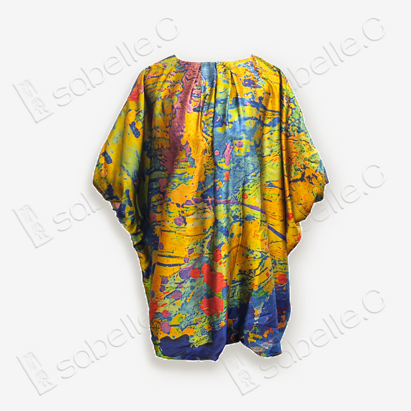 Round-neck Asymmetric Short-Sleeve Top