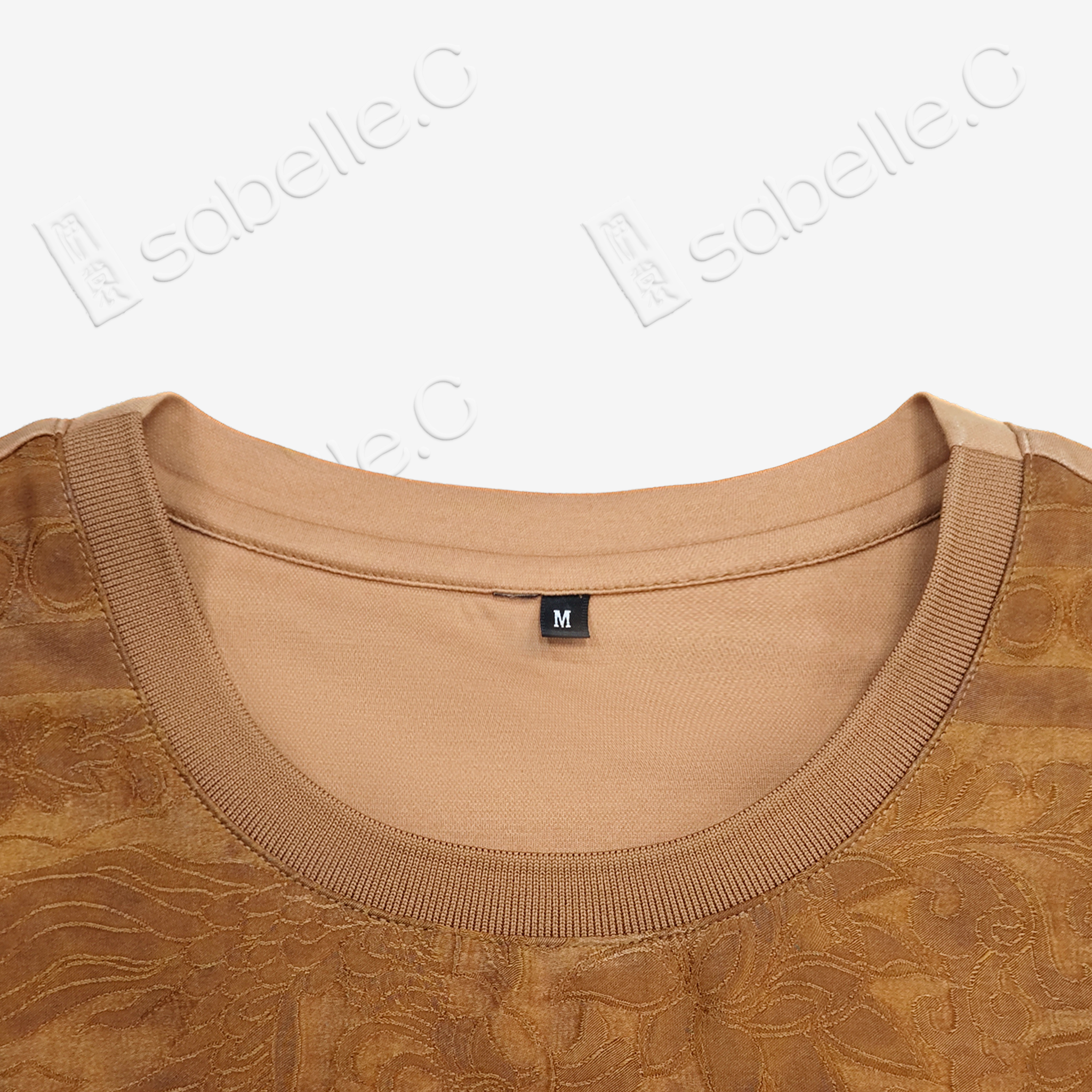 Gambiered Canton Silk T-shirt - 香雲紗短袖 T 恤