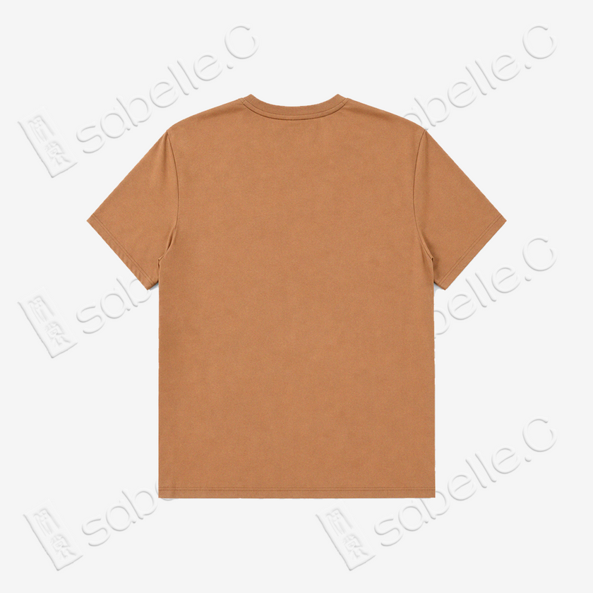 Gambiered Canton Silk T-shirt - 香雲紗短袖 T 恤